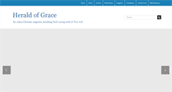 Desktop Screenshot of heraldofgrace.org