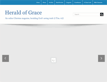 Tablet Screenshot of heraldofgrace.org